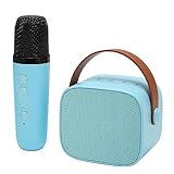 Wireless Karaoke Machine Set tragbares Lautsprechersystem mit 2 drahtlosen Mikrofonen unterstützt...