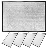 Angoily 5 Stück 5 Stück-Pack Reflektierende Heizmatten 44 X 29cm für Reptilien Eidechsen und...