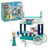 LEGO Disney Frozen Elsas Eisstand, Eiscreme-Spielzeug für Kinder mit Prinzessin Elsa-Puppe und...