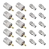 SXOPU 10 Stück UHF/PL-259 Lötverbinder Stecker mit Reduzierstück für RG8X, RG8, RG59, LMR-400,...