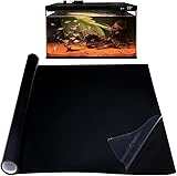 DASIAUTOEM Aquarium Hintergrund, 40x200cm Statisch Haftender Aquariumhintergrund, PVC Aquarium...