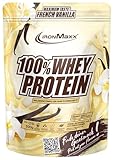 IronMaxx 100% Whey Protein Pulver 500g - Vanille - High Protein Shake mit BCAAs und EAAs für...