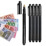 UAB Ivlikas Geldscheinprüfstift Verpackung von 5 Stück Falschgeld Stift Fake Money Detector Pen