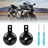 Laut Horn Hupe 12V Signalhorn,Hupe Motorrad Auto Hupe Universal Horn Hupe 12v für Fahrzeug Auto LKW...
