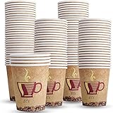 MaxxCore® Kaffeebecher To Go Pappe 230ml 50er Pack - Pappbecher Einweg für Kaffee & Tee -...