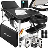 KESSER® Mobile Massageliege klappbar & höhenverstellbar 3 Zonen Massagebett Massagetisch...