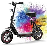 E Scooter,Elektro Elektroroller Erwachsene Elektroscooter,Faltbarer E Roller Offroad,Elektro Scooter...