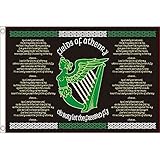 AZ FLAG - Flagge Irland The Fields Of Athenry - 150x90 cm - Irische Fahne 100% Polyester mit...