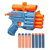 NERF Elite 2.0 Commander RD-6 Blaster, 12 Darts, 6-Dart Rotationstrommel, Tactical Rail...