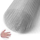 Victoam 25m x 1m Gartenzaun Maschendraht, 12mm Masche 0.7mm Drahgitter Feinmaschig Maschendraht...