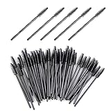vgggrd 100 Stück Einweg Wimpernbürste, Kosmetik Pinsel für Wimpern und Augenbrauen, Einweg...