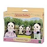 Sylvanian Families 5529 Panda Familie - Figuren für Puppenhaus, Bunt