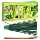 SCENTORINI Citronella Räucherstäbchen, Zitronengras Incense Set 120 Stocke für Innen und...