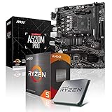 Memory PC Aufrüst-Kit Bundle AMD Ryzen 5 5500 6X 3.6 GHz, 32 GB DDR4, A520M-A Pro, komplett fertig...