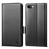 CASBST Handyhülle für iPhone 8/7/SE 2022/2020 Hülle Leder Schutzhülle Klappbar für iPhone SE...