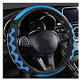 QSWL Car Steering Wheel Cover Ice Silk 38 cm (15 Inches) Breathable Non-Slip Steering Wheel...