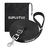 SuplutuX Schleppleine für Hunde 5m Einstellbare Seillänge Hundeleine mit Aufbewahrungsbeutel