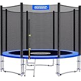 Monzana® Trampolin Ø 183 cm TÜV Süd GS Zertifiziert Komplettset inkl. Sicherheitsnetz, Leiter,...