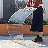 Kompaktes Aluminium-Gewächshaus für Tomaten, 1,56 x 6 m, transparentes Polycarbonat-Dach,...