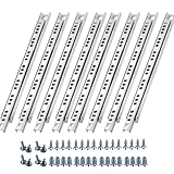Schubladenschienen, 8 Stück(4 Paar) Schubladenauszug Schienen für Schubladen Teleskopschiene...