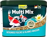 Tetra Pond Multi Mix - Fischfutter für gemischten Besatz im Teich, enthält vier verschiedenen...