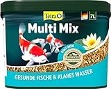 Tetra Pond Multi Mix - Fischfutter für gemischten Besatz im Teich, enthält vier verschiedenen...