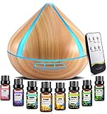 500ML Duftöl-Diffusoren Mit 8 Ätherischen Ölen, Aromatherapie-Diffusoren, Lufterfrischer,...