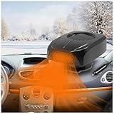 EONDEVO Schnelles Heizen Auto Heizlüfter, 3-in-1 Windschutzscheiben Defroster Demister 12V mit...