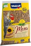 Vitakraft Menü 10kg, Hauptfutter für Großsittiche, mit Vitaminen, mit Immun Aktiv Komplex und...