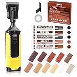 NYBQ Laminat Reparaturset, 24 Stück Holz Parkett Reparaturset Neuem Upgrade-Schmelzwerkzeug, 11...