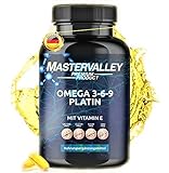 Omega 3 Kapseln | Premium [100 Stück] Omega 3 6 9 hochdosiert mit EPA & DHA | Next Level Fischöl +...