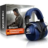 Schallwerk ® Work+ | Arbeit Gehörschutz – Größenverstellbare Hörschutz Ohrenschützer,...