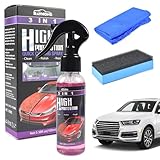 Auto Politur, Car Coating Spray Auto Reiniger,High Protection 3 in 1 Spray, Hoher Schutz Schnelles...