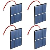 GTIWUNG 4 Stück 1.5V 0.65W 60X80mm Mikro-Mini-Solar-Panel-Zellen Sonnenkollektor für...