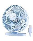 Gaiatop USB-Schreibtischventilator, 3 Geschwindigkeiten, leistungsstarker tragbarer Ventilator, 14...