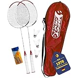 Best Sporting Badminton Set 260 XT – Mit 2 leichten Schlägern, 3 Bällen und praktischer...