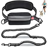 Fiyade Joggingleine Hunde, Freihändige Hundeleine, Laufhundeleine mit Hüftgurt, Abnehmbare...