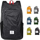 4Monster Faltbarer Rucksack Ultra Leicht, Unisex Tagesrucksack Outdoor, Wasserdichter Wanderrucksack...