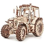 Traktor Holz Modellbausatz – DIY 3D Puzzle Erwachsene & Jugendliche ab 14 Jahren – Holz Puzzle...