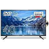 Cello C4020FDE 40' Full HD LED TV mit integriertem DVD Player, Schwarz