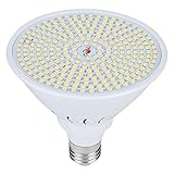 E27 10W 290LED Chip Gartengewächshaus Pflanzen Wachsen Licht Hohe Helligkeit 120° Bestrahlung...