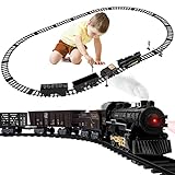 TOYANDONA Spielzeugeisenbahn-Set für Jungen Mädchen 4-7 Weihnachtszug Kinder Elektroeisenbahn-Set...