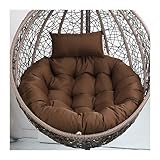 Bequemes Outdoor-Hängesesselkissen – Ersatz-Sitzpolster für Schaukel- und Korbstühle, perfekt...