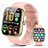Smartwatch Damen Herren, 1.96' HD Smart Watch Fitness Tracker mit Telefonfunktion, 110+ Sportmodi...
