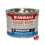 Kontaktkleber BINDALL 200 g - Bindulin Profipack hell Neoprenkleber wasserfest geruchsarm für...