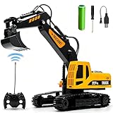 Ferngesteuertes Bagger Spielzeug,2,4 GHz Bagger ferngesteuert RC Spielzeugautos mit Licht und...