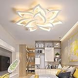 LED Deckenleuchte Dimmbar ,Wohnzimmerlampe mit Fernbedienung Farbwechsel ,Schlafzimmer Deckenlampe...