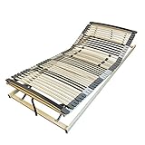 AM Qualitätsmatratzen Ergonomischer 7-Zonen Lattenrost - 120x200 cm - fertig montiert - 44 Leisten...