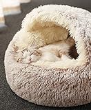 Katzenschlafsack, Plüsch-Katzenbett, Decke, selbstwärmend, Katzensack, Haustierzelt, Höhle,...