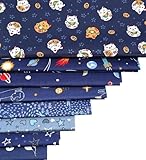 Crafts Fabrics Ltd 8 Stück (40 cm x 50 cm), graue geometrische Fat-Quarter-Bündel, 100%...